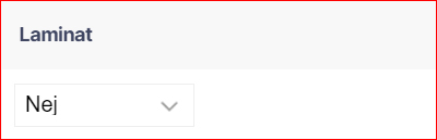 Klistermärke Laminat