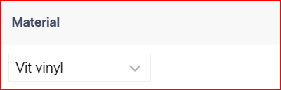 Klistermärke Material